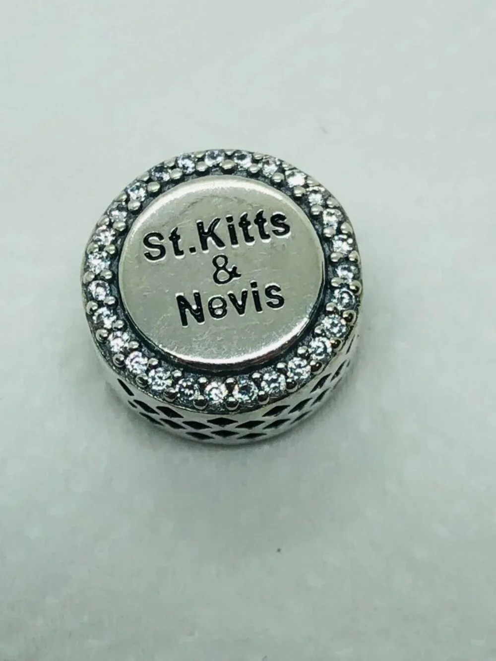 ✨ ✨Pandora St. Kitts and Nevis Flag Bead Charm S925 Silver with box